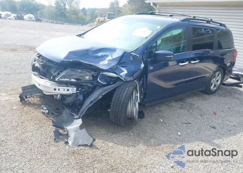 2018 Honda Odyssey Ex-L from USA, damaged, VIN 5FNRL6H76JB011087